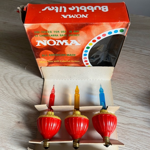 NOMA Vintage 3 Bubble Replacement Lites 🎄 - Picture 1 of 11